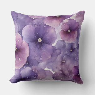 Flower Paradise of Violets Kudde