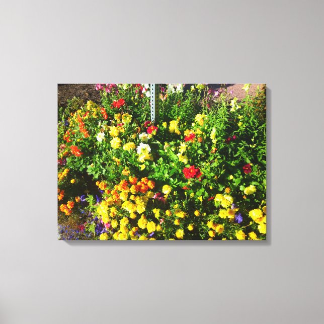 Flower Patch-Kanvastryck Canvastryck (Framsida)