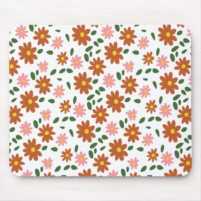 Flower Patch Mouse Pad Musmatta (Framsidan)