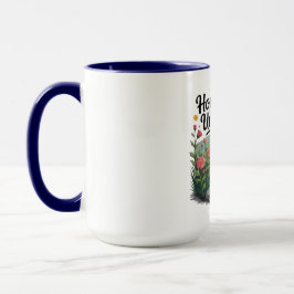 Flower Path - Nature-Inspired Mental Health Mug Mugg