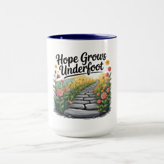 Flower Path - Nature-Inspired Mental Health Mug Mugg