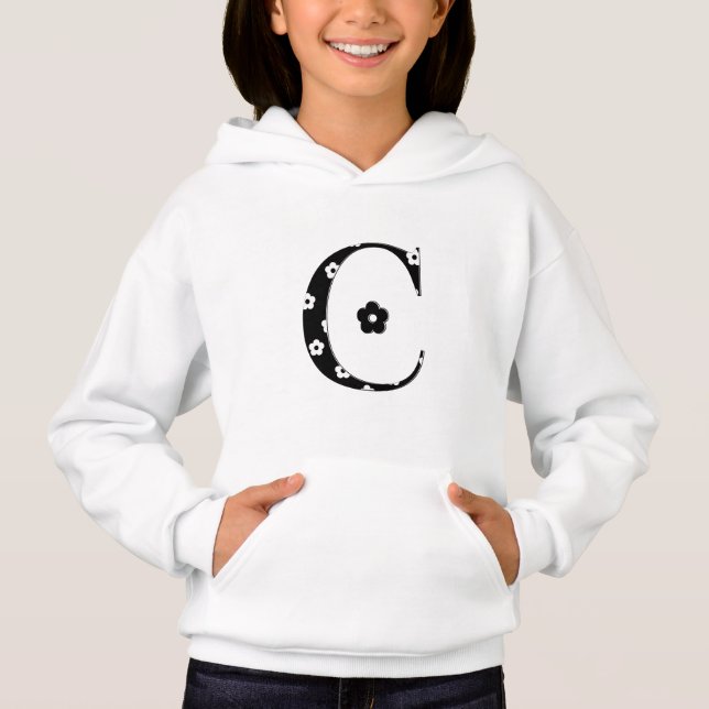 Flower Patterned Brev C T-shirt (Framsida)