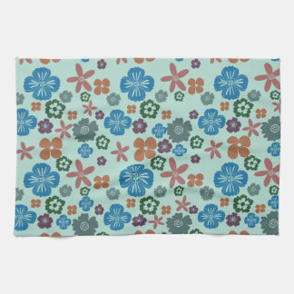 Flower Patterned Kitchen towel/ tea towel Kökshandduk