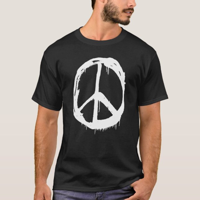 Flower Peace Love Happy Soul T Shirt (Framsida)