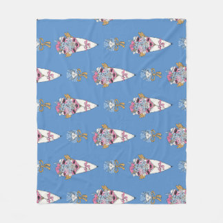 Flower & Perfume Bouquet Bundle on blue Fleecefilt