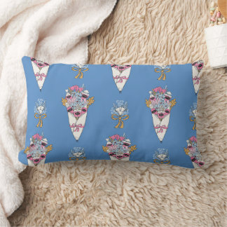 Flower & Perfume Bouquet Bundle on blue Lumbarkudde