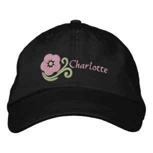 Flower Personlig Broderad Keps
