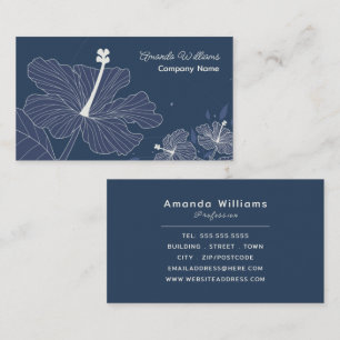 Flower Petal Design, Blommigt Visitkort