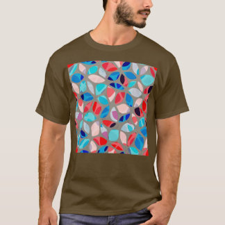 Flower Petals Colorful Mönster T Shirt