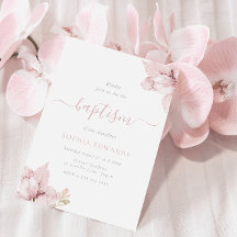  Flower Petals Elegant Girls Baptism