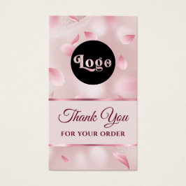 Flower Petals Faux Foil Paket Infoga Visitkort