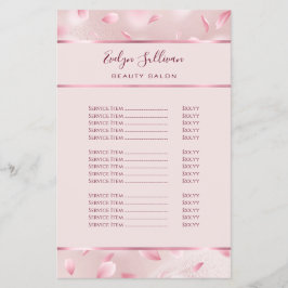 Flower petals faux foil pris list flyter flygblad