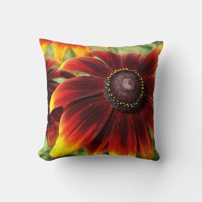 Flower Photo Throw Cushion 41 cm x 41 cm Kudde (Framsida)