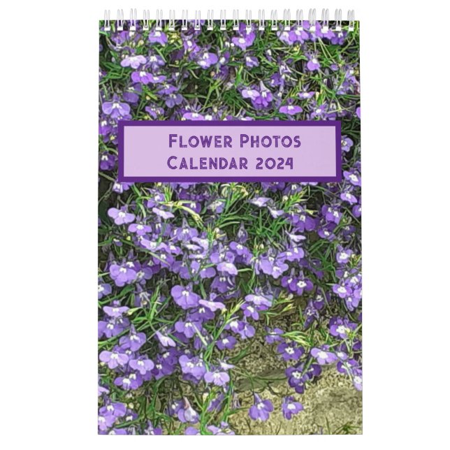 Flower Photos Calendar 2024 Kalender (Omslag)