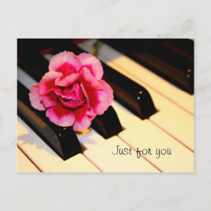 Flower Piano, bara för dig Vykort