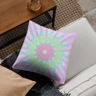 flower pillow kudde