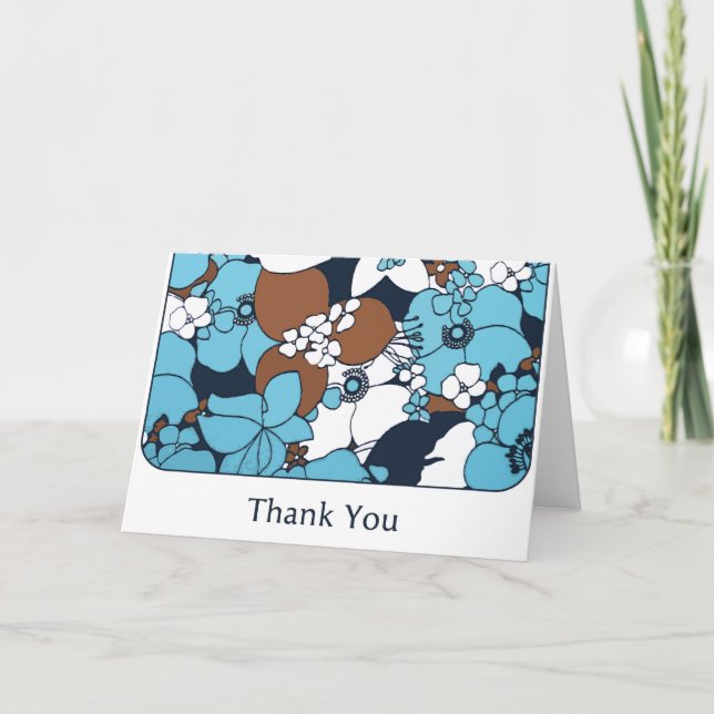 Flower Posh Tack Kort (Framsida)