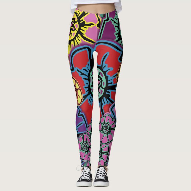 Flower Power #14 Leggings (Framsida)