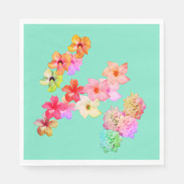 Flower Power 1 Paper Plate Pappersservett