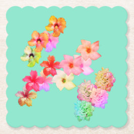 Flower Power 1 Pappersunderlägg Underlägg Papper