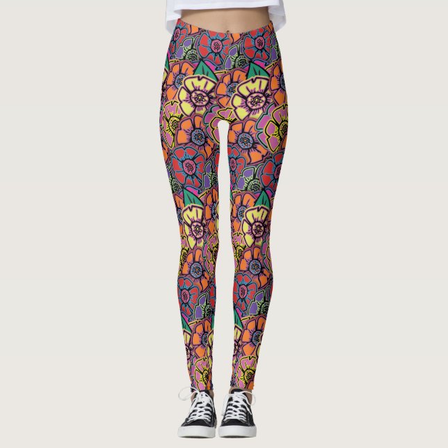 Flower Power #20 Leggings (Framsida)