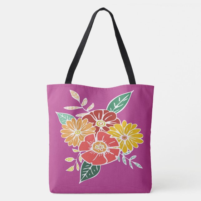 Flower Power #9 Tygkasse (Baksida)
