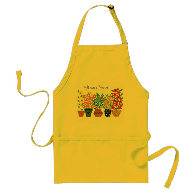 Flower Power Apron Förkläde (Framsidan)