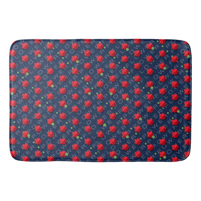 Flower Power Bath Mat Badrumsmatta (Framsidan)
