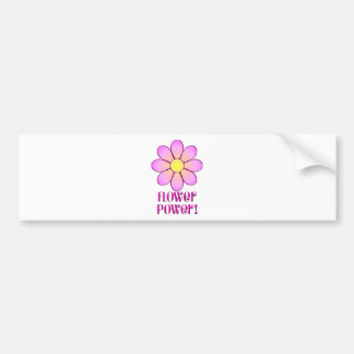 Flower power bildekal