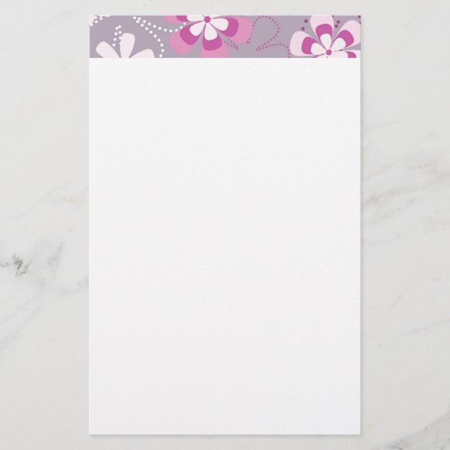 Flower power brevpapper (Framsida)
