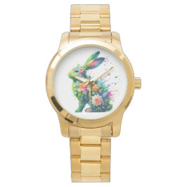 Flower Power Bunny Rabbit Armbandsur