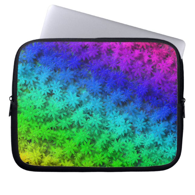 Flower Power Camo Laptop Sleeve (Framsidan)