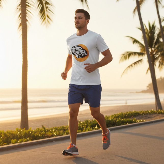 Flower Power Car Cute Hippie Stil T Shirt (Skapare uppladdad)