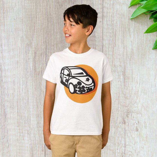 Flower Power Car Cute Hippie Stil T Shirt (Skapare uppladdad)