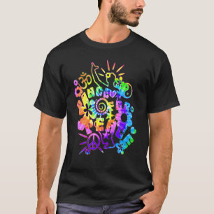 Flower Power Dance for Peace Batik Stil 1 Gro T Shirt