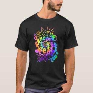 Flower Power Dance for Peace Batik Stil 1 Groov T Shirt