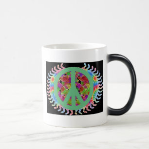 Flower Power Fredstecken Morphing Mugg