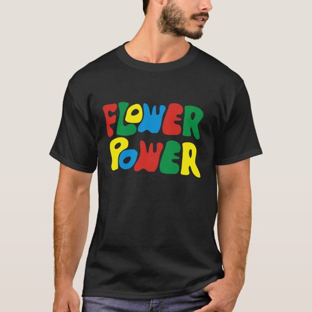Flower Power Hippie Tee (Framsida)