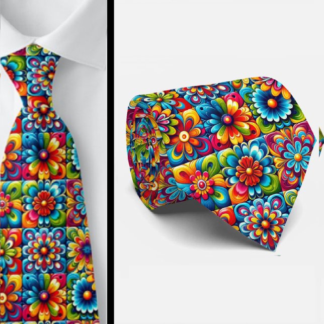Flower Power Hippy Neck Tie Slips (Skapare uppladdad)