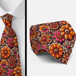Flower Power Hippy Neck Tie Slips<br><div class="desc">🌼✌️ Flower Power Hippy Neck Tie – Retro 60s & 70s Vibes ✌️🌼 Make a bold, groovy statement with this Flower Power Hippy Neck Tie! Inspired by the free-spirited style of the 1960s and 70s, this vibrant design features colorful psychedelic florals that radiate peace, love, and good vibes. Perfect for...</div>