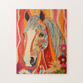 Flower Power Horse Pussel
