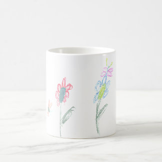 flower power kaffemugg