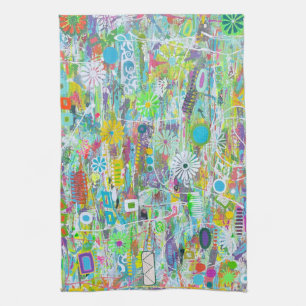 Flower Power Kitchen Towel Kökshandduk