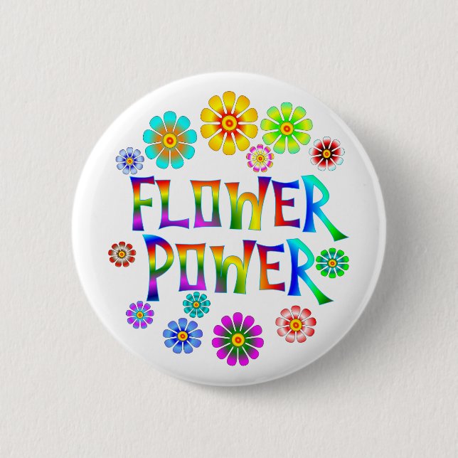 FLOWER POWER KNAPP (Framsida)
