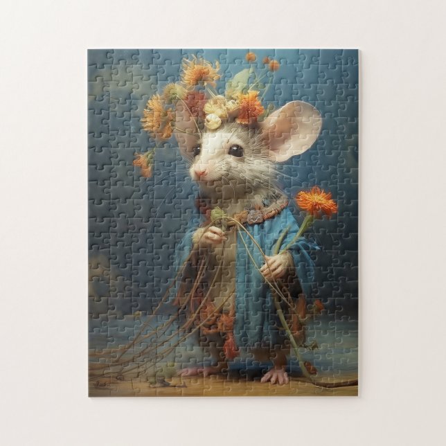 Flower Power Mouse Pussel (Vertikal)