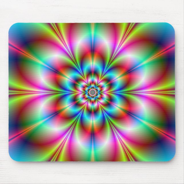 Flower Power Mousepad Musmatta (Framsidan)