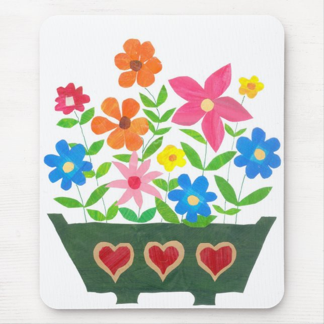 "Flower Power" Mousepad Musmatta (Framsidan)