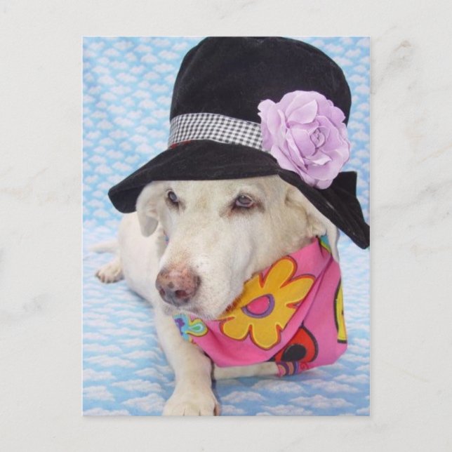 Flower Power Myrtie Vykort (Framsida)