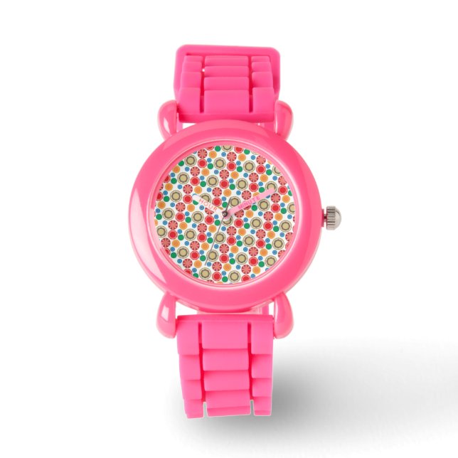 Flower Power på Rader 002 Armbandsur (Framsida)