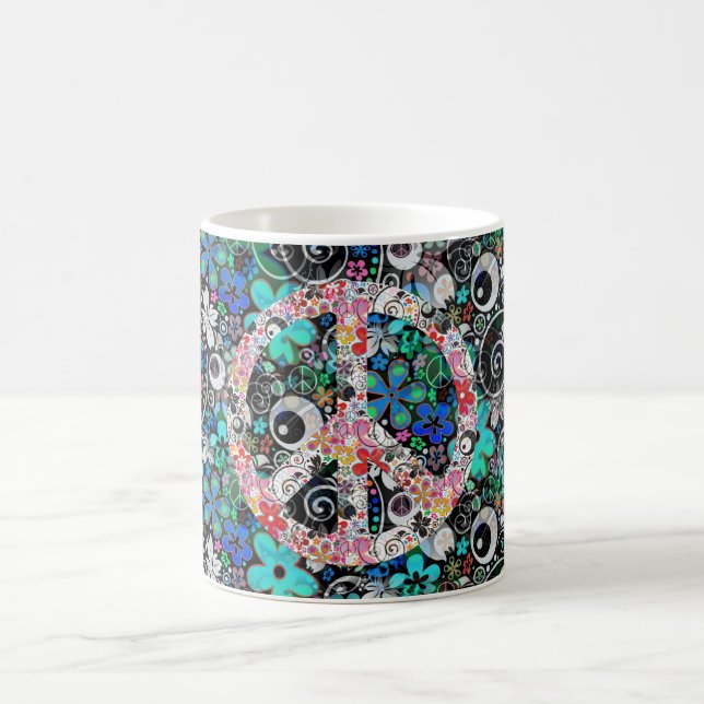 Flower Power Peace I | FlowerPower Kaffemugg (Center)